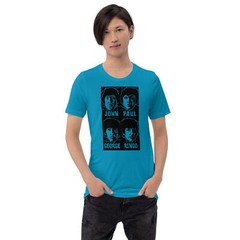 The Beatles John Paul George and Ringo music T-shirt unisex