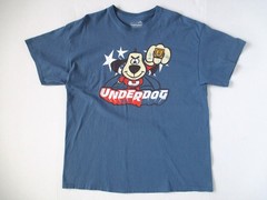 Underdog Distressed Flying Logo Tee | Officially Licensed Cartoon T-Shirt XL