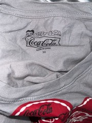 Vintage 1990’s Betty Boop Coca Cola Red & Gray T-Shirt Size Large