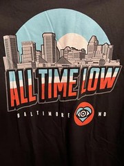 All Time Low Band Tee For Baltimore All Time Low T-shirt XXL