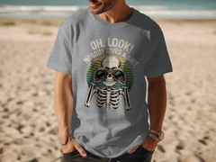 Oh Look Nobody Gives a Sh*t T-Shirt, Funny Sarcastic Graphic Tee for Adults