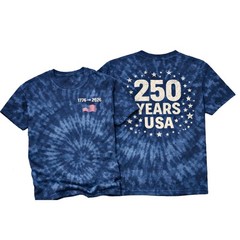 Dye DIrty Made to Order USA 250 Birthday 4th of July Unisex T-Shirt