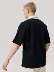 KITH Embroidered Patchwork Polo Shirt Men Summer Cool Casual Top