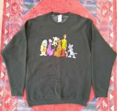 VINTAGE MEN SWEATSHIRT 1999 WARNER BROS STUDIO STORE CARTOON NETWORK MADE IN US