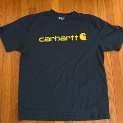 Carhartt bundle of two logo t-shirts in size Men’s loose fit Large Gray & Green
