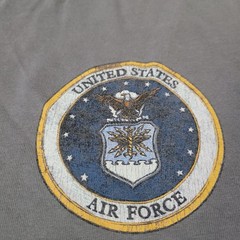 Bayside U.S. Air Force Graphic Tee Shirt Mens Large Faded USA Made