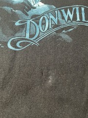 Size XL 1999 Don Williams The Gentle Giant World Tour Black T-Shirt Tee WCW Tag