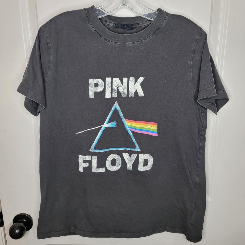 Pink Floyd Shirt Mens XL Gray Dark Side Of The Moon Graphic Cotton On Tee
