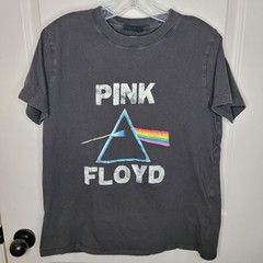 Pink Floyd Shirt Mens XL Gray Dark Side Of The Moon Graphic Cotton On Tee
