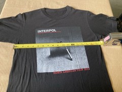 Interpol – North American Tour 2023 Concert Tee Shirt Size? See Photos