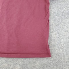 Asos Shirt Men Large Red Burgundy Crew Neck Short Sleeve Stretch Pullover Casual