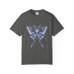 Chrome Lunar Moth Signal Graphic T-Shirt
