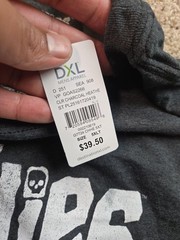 DXL The Goonies T Shirt Mens 5XLT Gray Graphic Short Sleeve Movie NWT