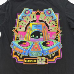 Universal Studios T-shirt Men M Black Graphic Print Logo 100% Cotton.#44861