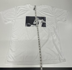 Burreaux Smoking Cigar Joe Burrow White Tee Size L