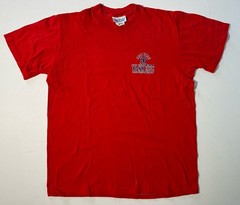 VTG Steadman Hi Cru New York Yankees Official T Shirt Red Men’s Sz Large