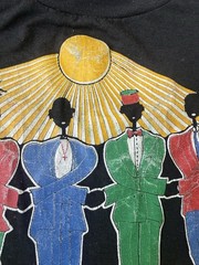 Hanes Heavyweight 50/50 Vintage Million Man March 1995 Tee XL Black Vintage
