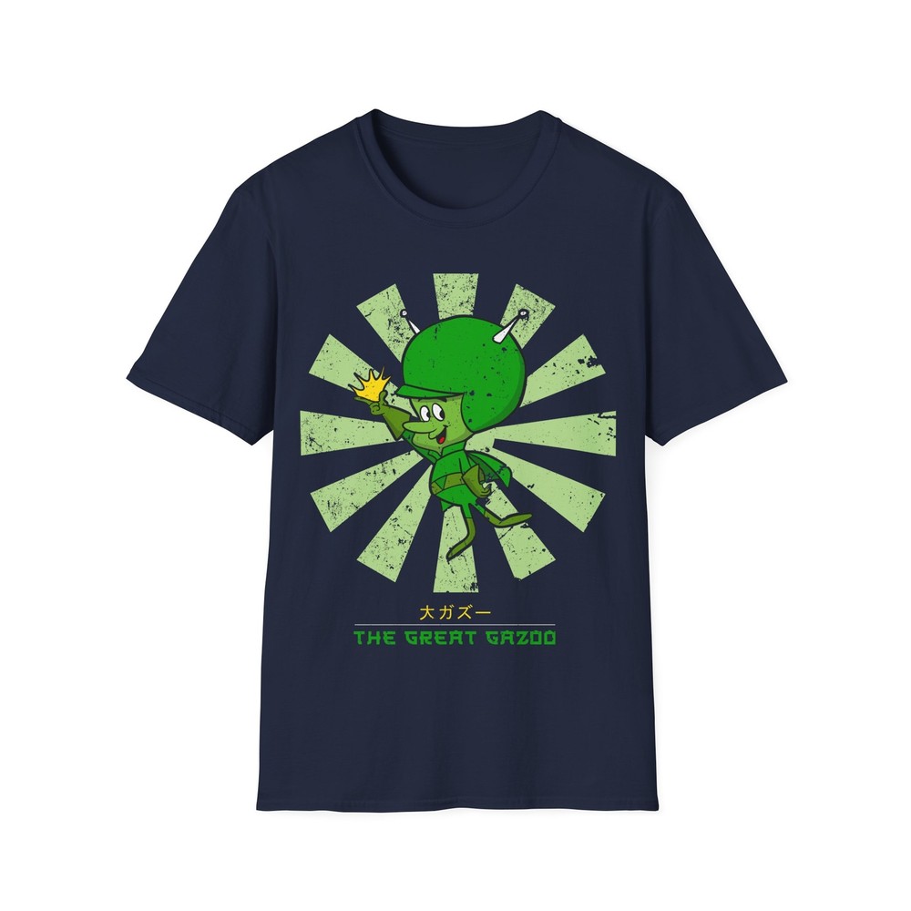 The Great Gazoo Retro Japanese Men’s Fitted Short Sleeve Tee