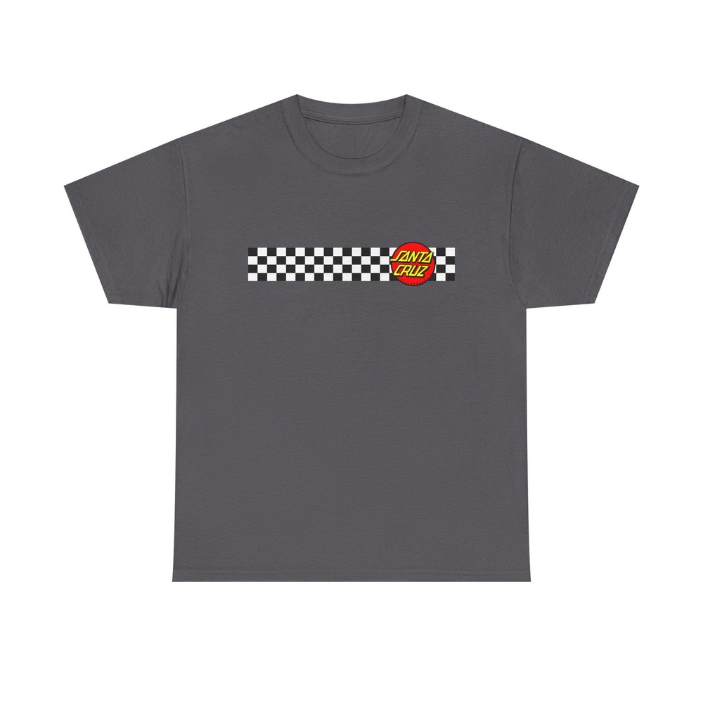 Santa Cruz Checkerboard Skate T Shirt Classic Skateboard Surf Streetwear