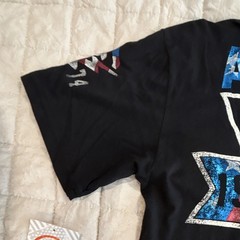 American Fighter Men’s Black T-Shirt, Red White, And Blue Size Large Nwt
