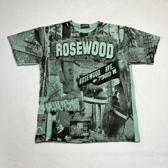 Rare Vintage THE HUNDREDS Rosewood Ave T-Shirt Med (Celadon)