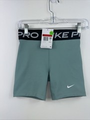 NWT Nike Pro Girls Large 3″ Cannon Dri-Fit Training Shorts $27 IF1713-017
