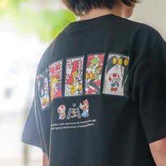 Mario Hanafuda T-shirt Black Nintendo TOKYO/OSAKA Size S, M, L, XL, XXL 2025 NEW