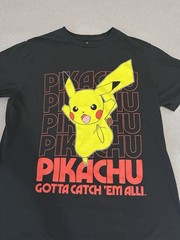 Pokemon Pikachu Gotta Catch Em All T-Shirt Black Unisex Size M Graphic Tee