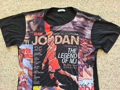 EUC King Michael Jordan MJ Air Jordan Slam Cover Montage T Size Large L