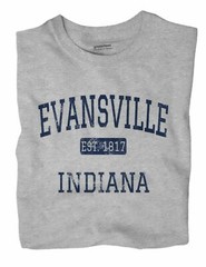 Evansville Indiana IN T-Shirt EST