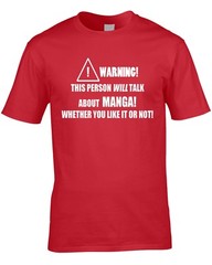 Manga Mens T-Shirt Funny Hobby Statement Gift Present Anime Cartoons Animation