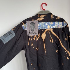 Levellers Shirt Size XL Custom Long Sleeve Black Folk Punk Stage Handmade
