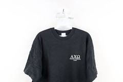 Vtg 90s Mens XL Faded Spell Out Alpha Chi Omega Spring Formal Fraternity T-Shirt