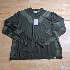 Nike ACG Delta River Dri-Fit ADV LS Shirt FV8906-355 Men’s Medium Sequoia