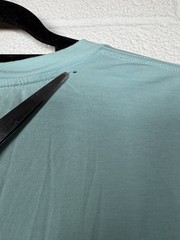 Brooks Brothers Supima Cotton T Shirt Mens Medium Blue Short Sleeve Logo Tee REA