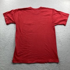 Vintage BVD T Shirt Men XL Red Short Sleeve Selvedge Pocket 60s