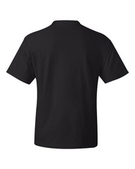 Lot of 3 Hanes Beefy-T Ring-spun Blank Plain T-Shirt Crewneck 5180 Black Large
