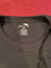 3 Sada T-Shirt Solid Black, White,Tan Short Sleeve V-Neck 100% Cotton Men’s 2XL