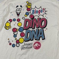 Universal Studios Jurassic World Mr DNA Long Sleeve T-shirt White Mens Large NWT