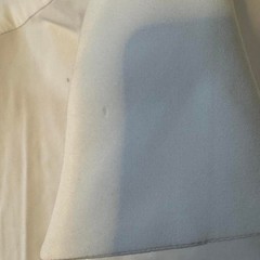 White Prada cotton long leeve French cuff shirt size 44 / 17 fits like L/XL mens