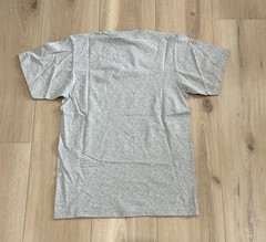 Shaka Active Men’s Short Sleeve Light Gray Solid 100% Cotton TShirt Size Medium