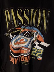 Passion Daytona Beach Florida #22 Vintage Racing T-Shirt Men’s LARGE Pre-Owned