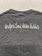 Breast Cancer Awareness Finish the Fight Jerzees Men’s Small Gray T-Shirt