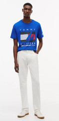 New! Genuine Tommy Hilfiger “USA Sail GP Team” Men’s T-Shirt Royal Blue XXL