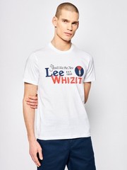 LEE Jeans – Regualr Fit Heritage Tee Spellout Logo – White [Medium Tall Fit]