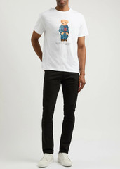 Polo Ralph Lauren Classic Fit Polo Bear Jersey T-Shirt Short Sleeve White