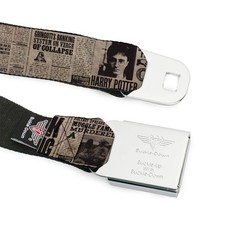 Seatbelt Belt – Harry Potter Newspaper Headlines – 1.0″ Wide – 20-36 Inches i…