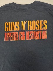 Spring Ford Classic Sports Wear Guns N’ Roses Black Tee Short Sleeve Size Large