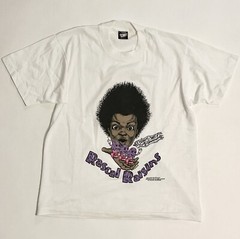 Vintage 80s Rascal Raisins Buckwheat Shirt Mens Large White Single Stitch Crew