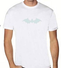 NW MEN’S PRINTED BAT GLOW IN THE DARK FUNNY HIPSTER GRAPHIC COTTON T-SHIRT
